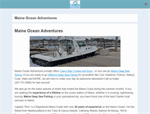 Tablet Screenshot of maineoceanadventures.com
